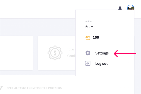 Profile Settings